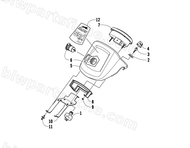 INSTRUMENT POD ASSEMBLY diagram