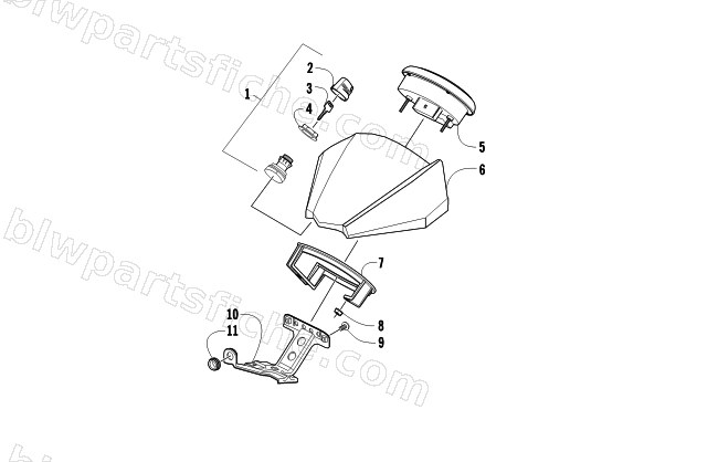 INSTRUMENT POD ASSEMBLY diagram