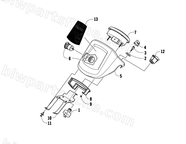 INSTRUMENT POD ASSEMBLY diagram
