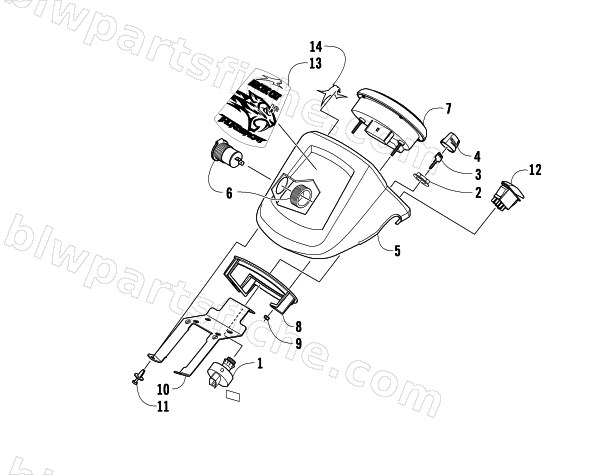 INSTRUMENT POD ASSEMBLY diagram