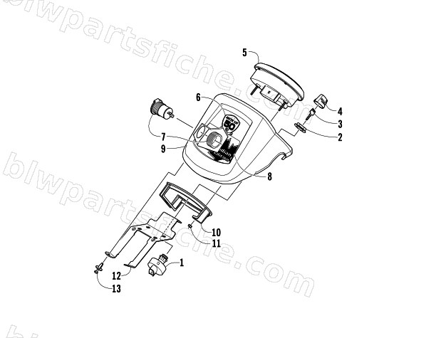 INSTRUMENT POD ASSEMBLY diagram
