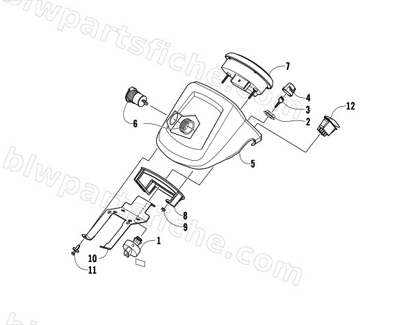 INSTRUMENT POD ASSEMBLY diagram