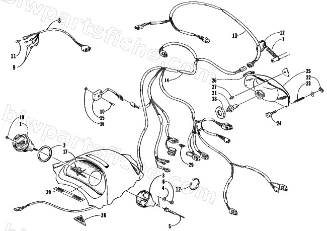 INSTRUMENTS AND WIRING ASSEMBLIES diagram