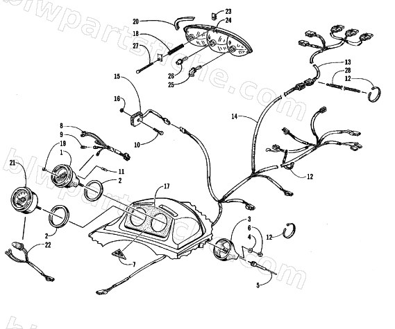 INSTRUMENTS AND WIRING ASSEMBLIES diagram