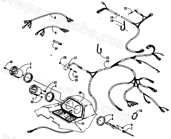 INSTRUMENTS AND WIRING ASSEMBLIES diagram