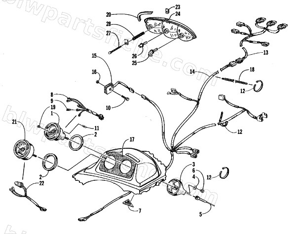 INSTRUMENTS AND WIRING ASSEMBLIES diagram