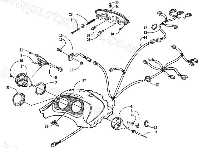INSTRUMENTS AND WIRING ASSEMBLIES diagram