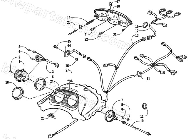 INSTRUMENTS AND WIRING ASSEMBLIES diagram