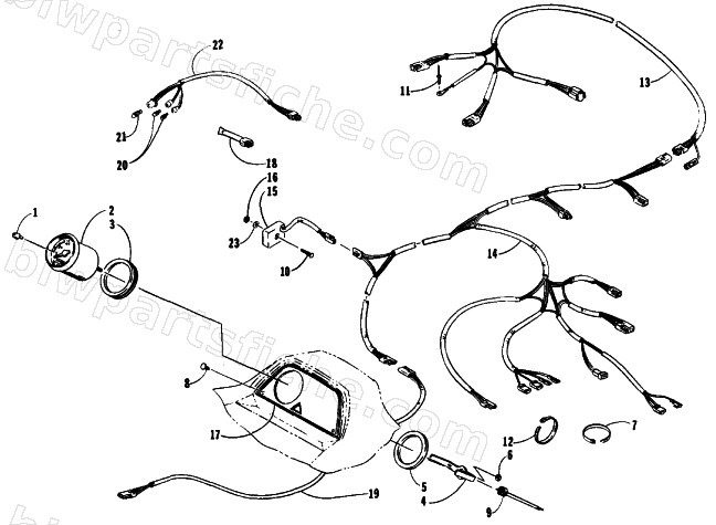 INSTRUMENTS AND WIRING ASSEMBLIES diagram