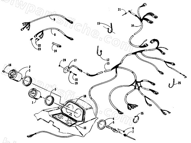INSTRUMENTS AND WIRING ASSEMBLIES diagram