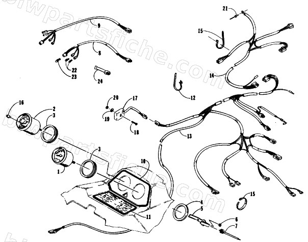 INSTRUMENTS AND WIRING ASSEMBLIES diagram