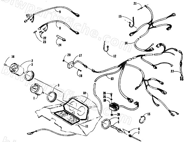 INSTRUMENTS AND WIRING ASSEMBLIES diagram
