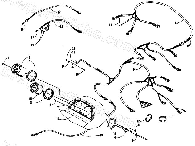 INSTRUMENTS AND WIRING ASSEMBLIES diagram