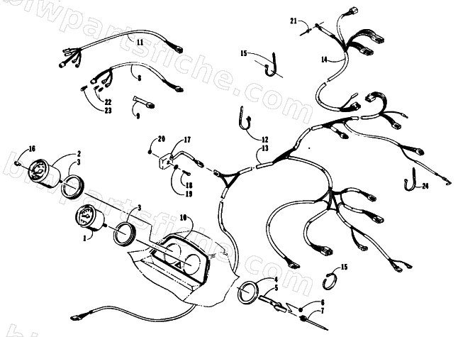 INSTRUMENTS AND WIRING ASSEMBLIES diagram
