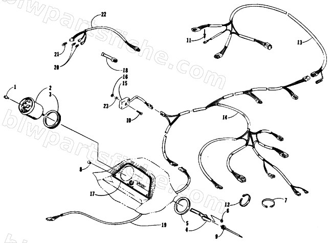 INSTRUMENTS AND WIRING ASSEMBLIES diagram