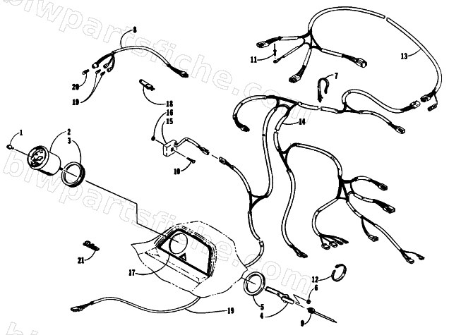 INSTRUMENTS AND WIRING ASSEMBLIES diagram