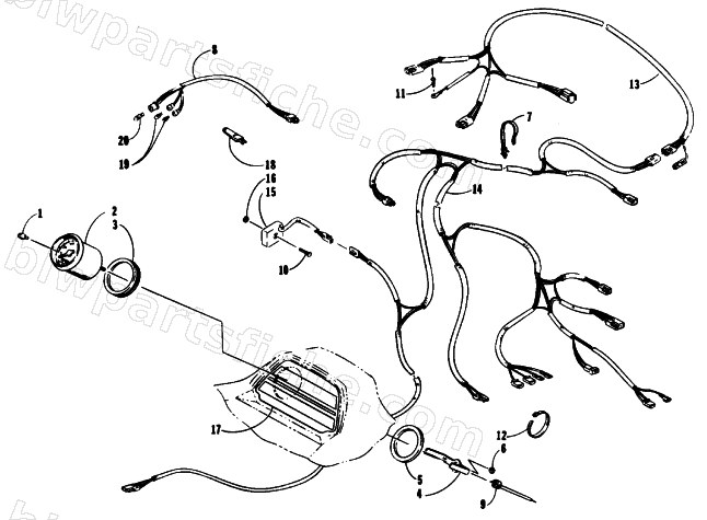 INSTRUMENTS AND WIRING ASSEMBLIES diagram