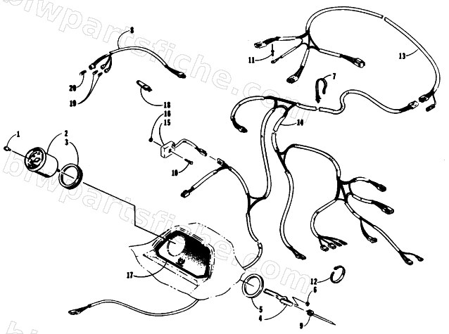 INSTRUMENTS AND WIRING ASSEMBLIES diagram