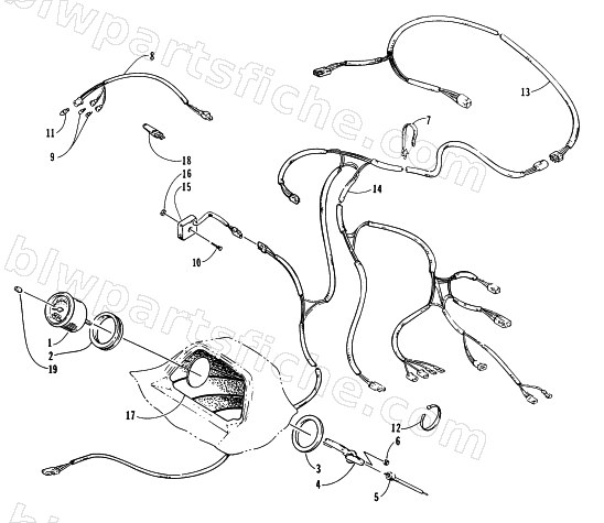 INSTRUMENTS AND WIRING ASSEMBLIES diagram