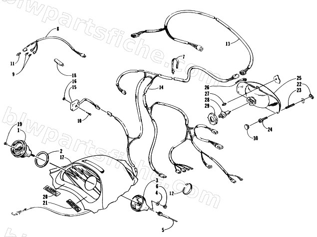 INSTRUMENTS AND WIRING ASSEMBLIES diagram