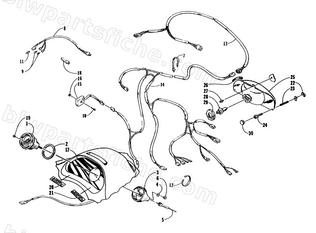 INSTRUMENTS AND WIRING ASSEMBLIES diagram