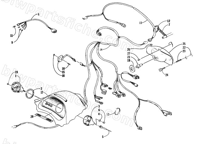 INSTRUMENTS AND WIRING ASSEMBLIES diagram