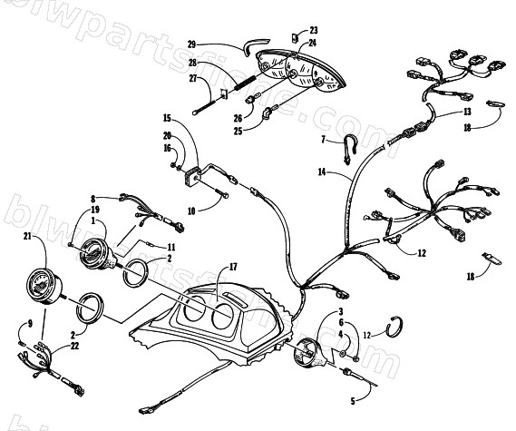 INSTRUMENTS AND WIRING ASSEMBLIES diagram