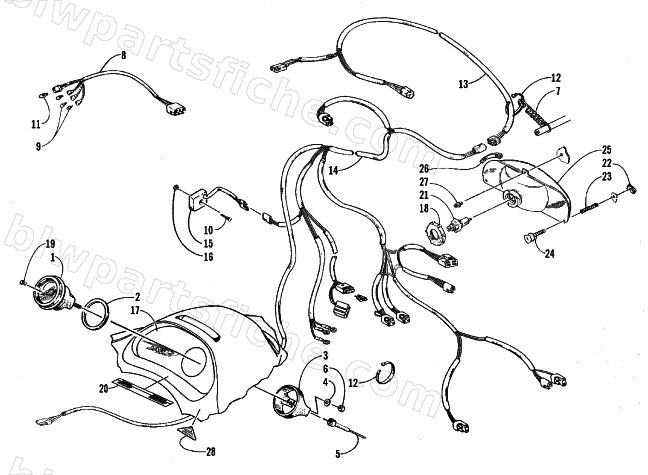 INSTRUMENTS AND WIRING ASSEMBLIES diagram