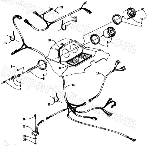 INSTRUMENTS AND WIRING ASSEMBLIES diagram