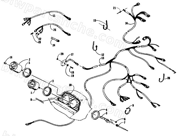 INSTURMENTS AND WIRING ASSEMBLIES diagram