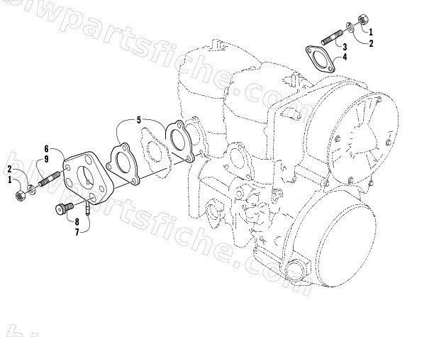 INTAKE ASSEMBLY diagram
