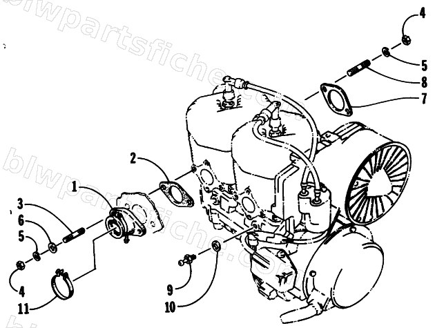 INTAKE ASSEMBLY diagram