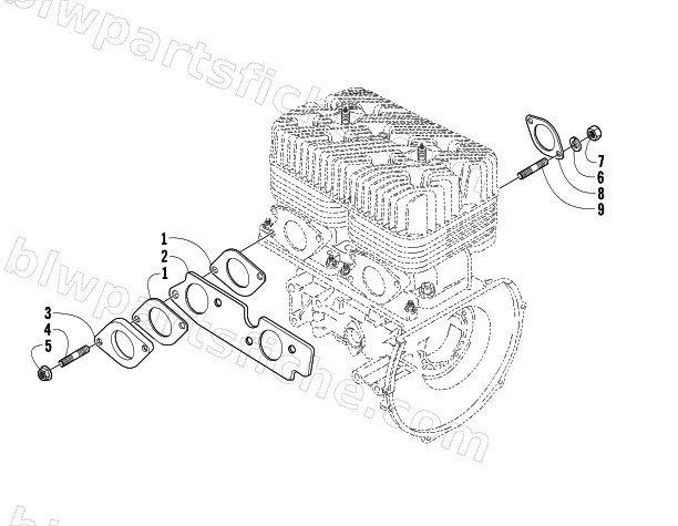 INTAKE ASSEMBLY diagram