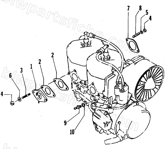 INTAKE ASSEMBLY diagram