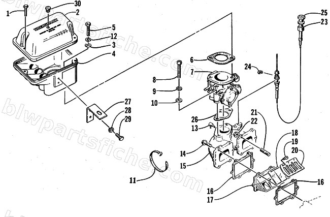 INTAKE ASSEMBLY diagram