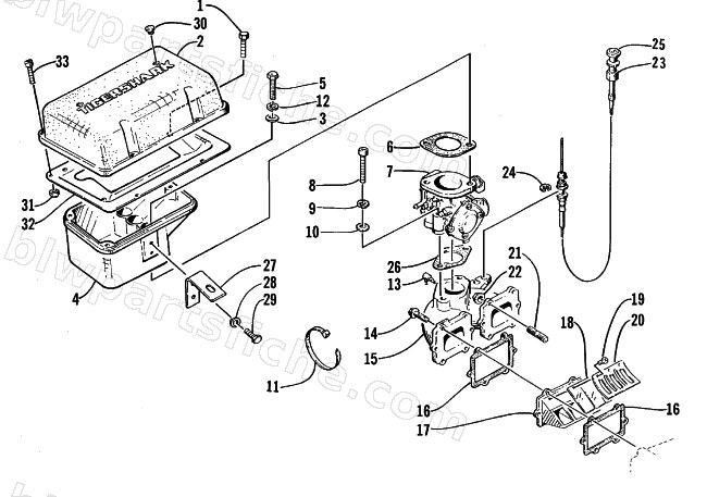 INTAKE ASSEMBLY diagram