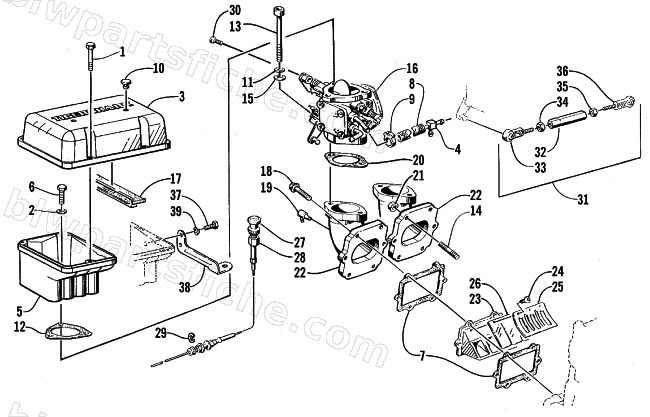 INTAKE ASSEMBLY diagram