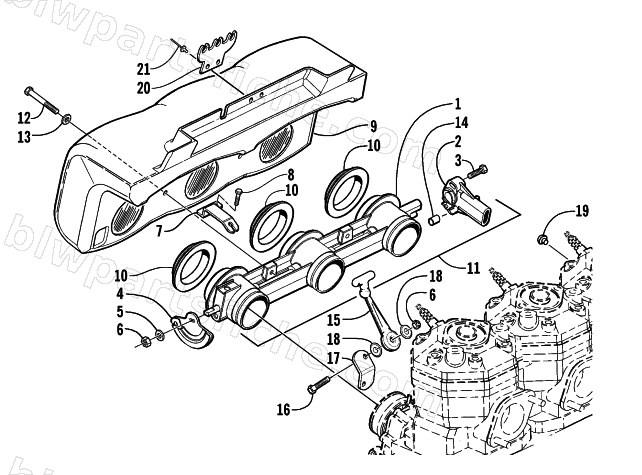 INTAKE ASSEMBLY diagram