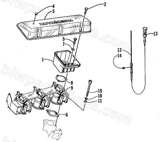INTAKE ASSEMBLY diagram