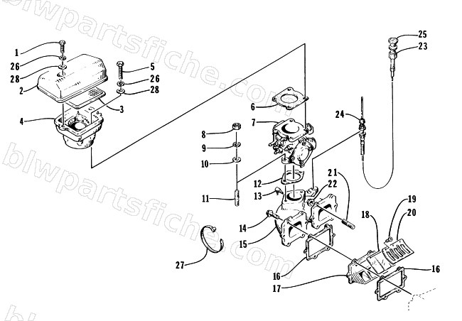 INTAKE ASSEMBLY diagram