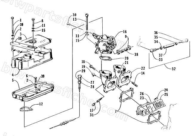 INTAKE ASSEMBLY diagram