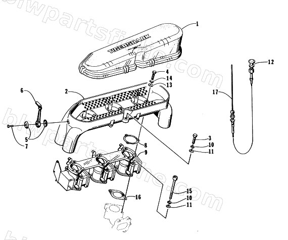 INTAKE ASSEMBLY diagram