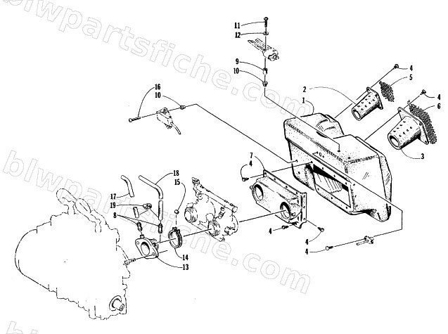 INTAKE ASSEMBLY diagram