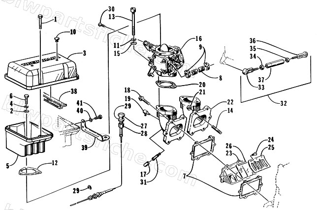 INTAKE ASSEMBLY diagram