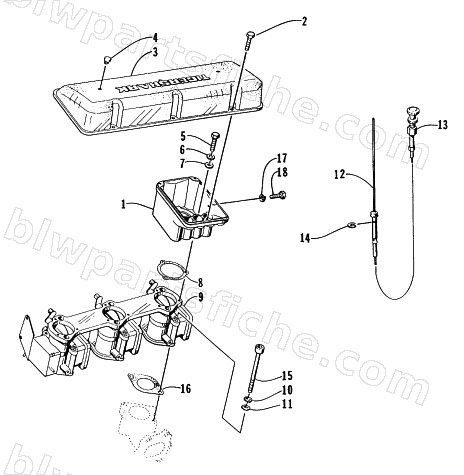 INTAKE ASSEMBLY diagram