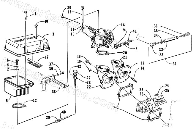 INTAKE ASSEMBLY diagram