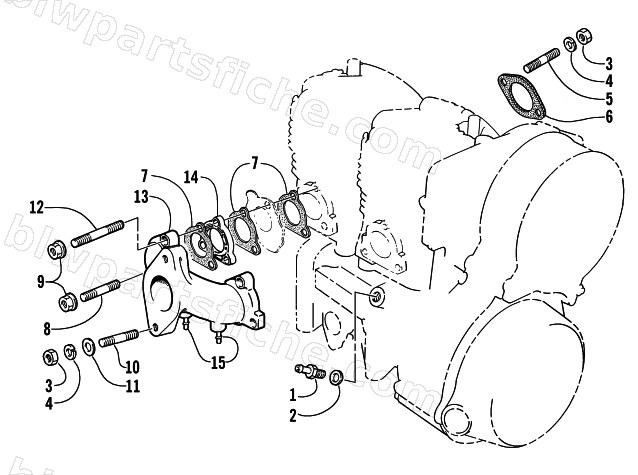 INTAKE ASSEMBLY diagram