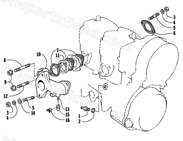 INTAKE ASSEMBLY diagram