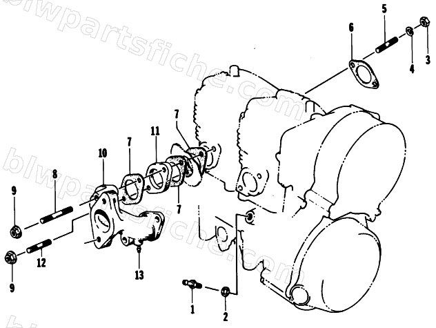 INTAKE MANIFOLD diagram
