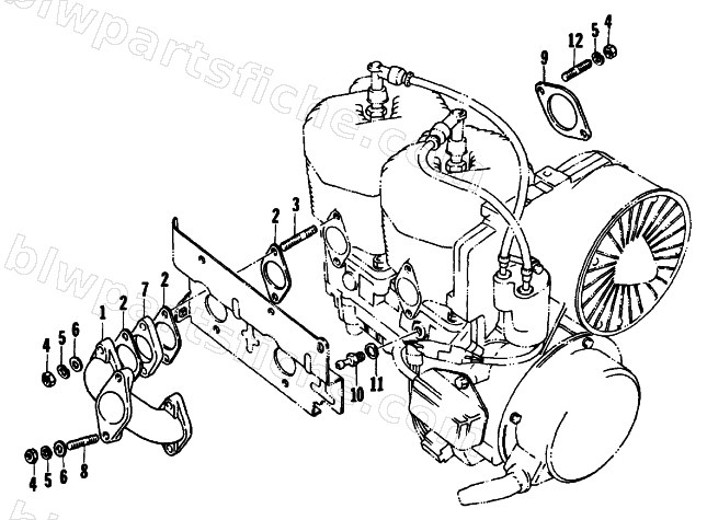 INTAKE MANIFOLD diagram